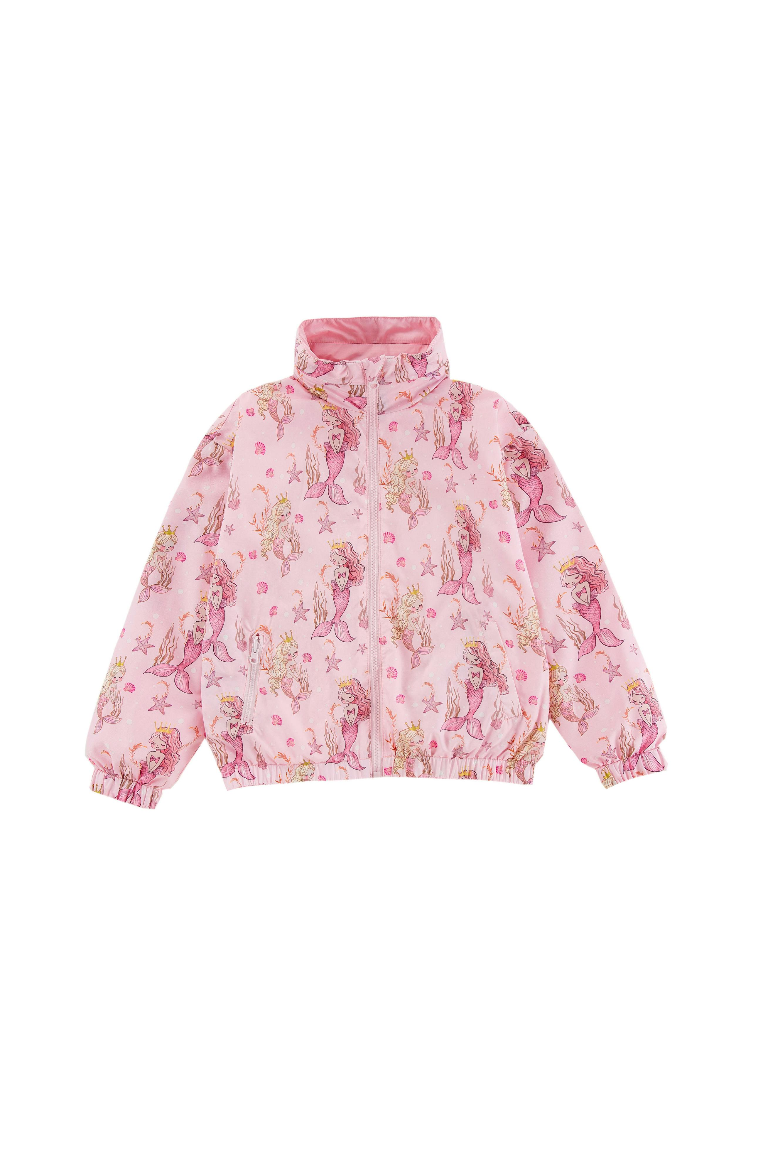 Max Reversible Rain Jacket Windbreaker, Mermaids