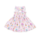 Ice Cream Fun Crew - Smocked Top with Bloomer