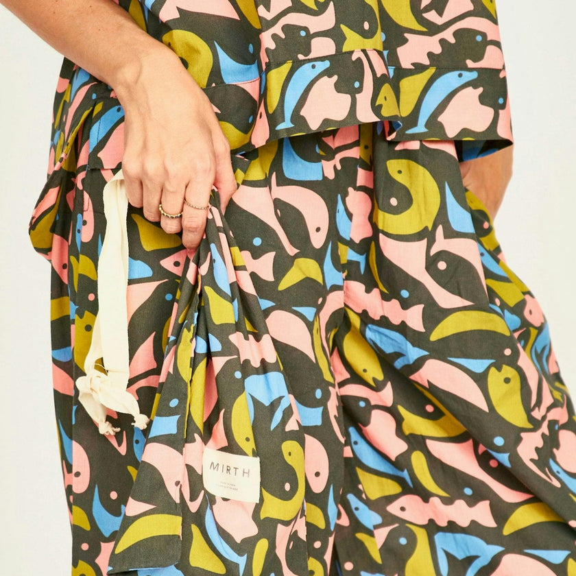 Pajama Pant Set in Guppy