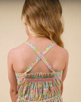 Alisson Dress - Emma Floral Mint print