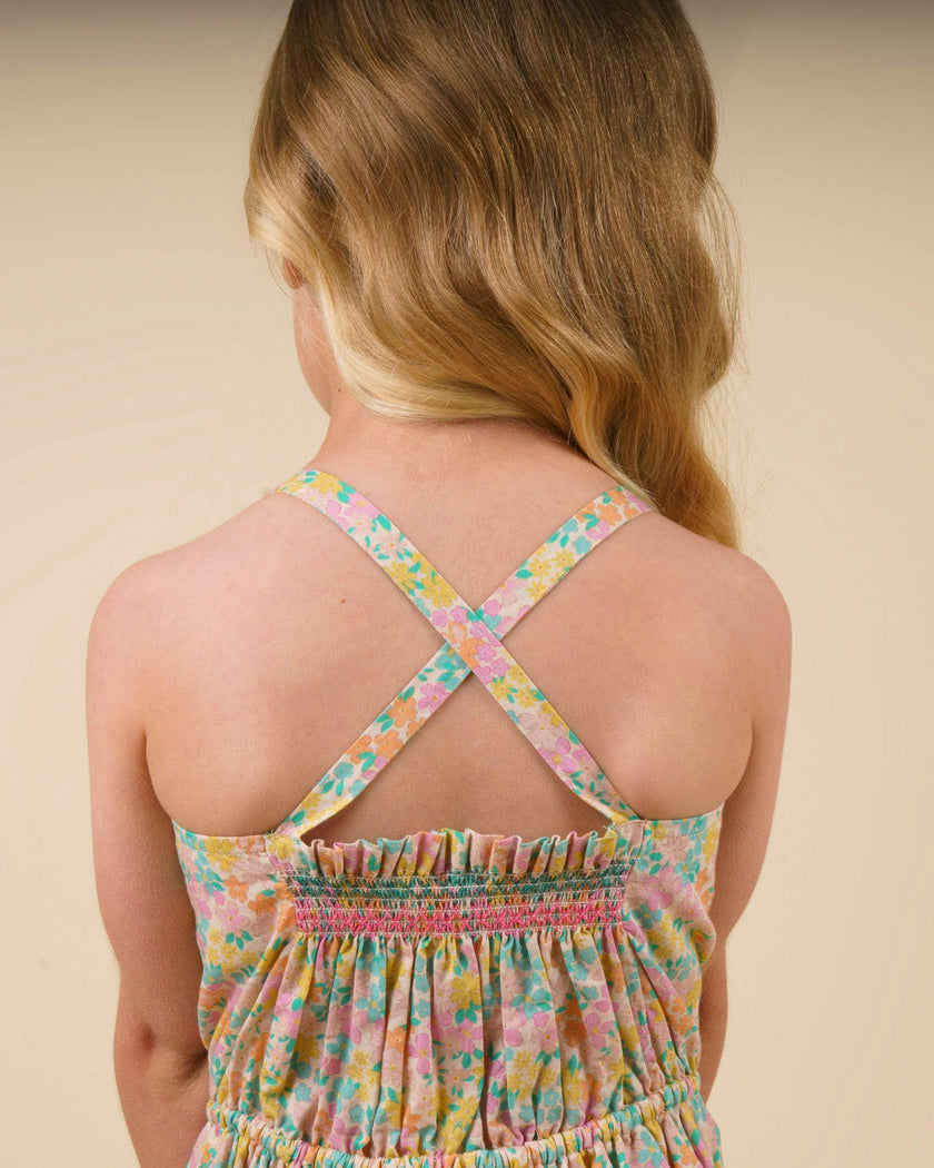 Alisson Dress - Emma Floral Mint print