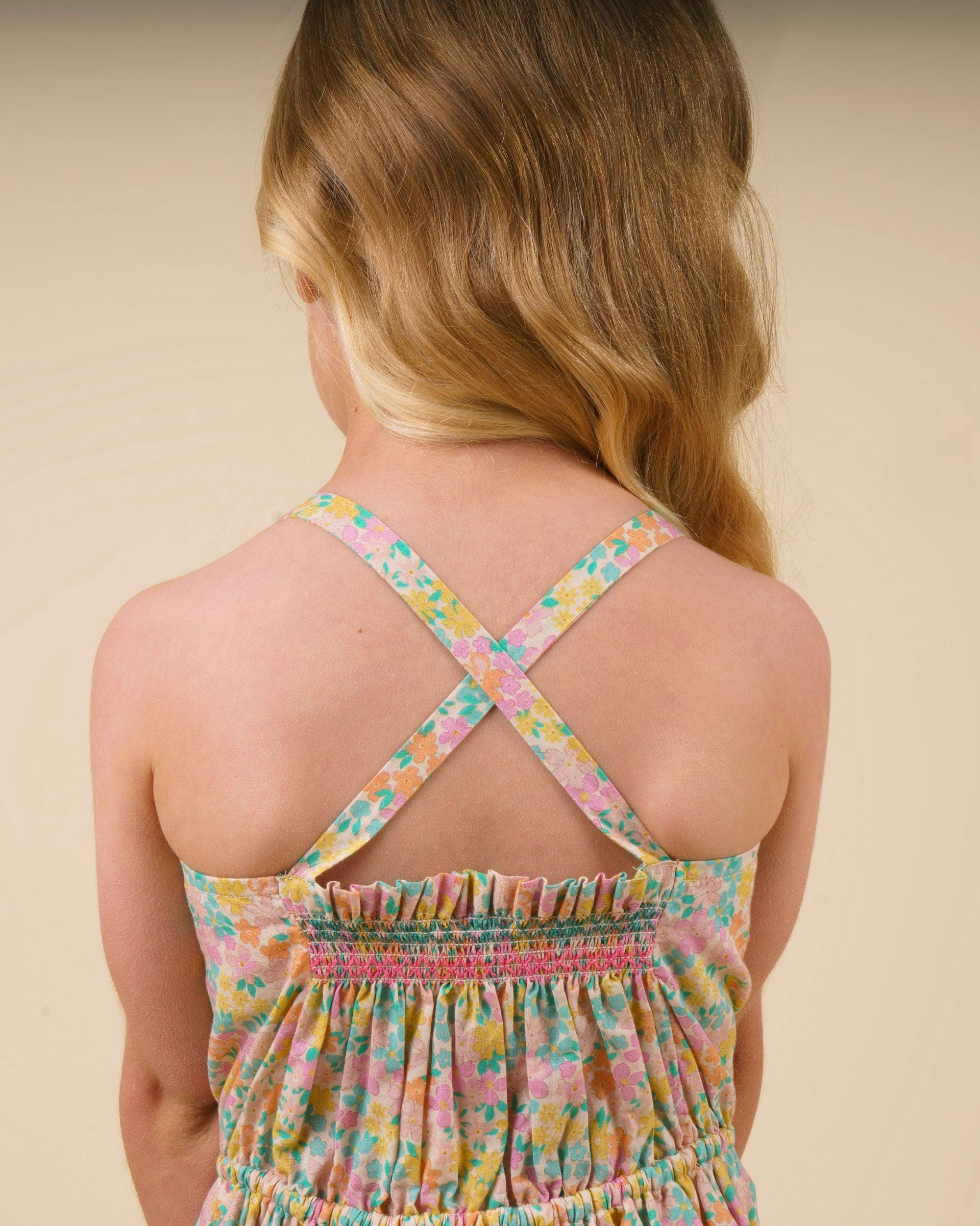 Alisson Dress - Emma Floral Mint print