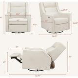 Kiwi Plus Power Recliner and Swivel Glider with Power Adjustable Headrest and USB Port