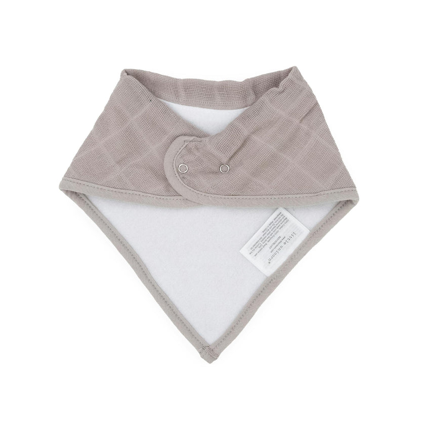 Cotton Muslin + Fleece Bandana Bib 4 Pack - Wallflower