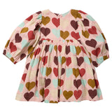 Girls Bea Dress - Multi Harvest Hearts