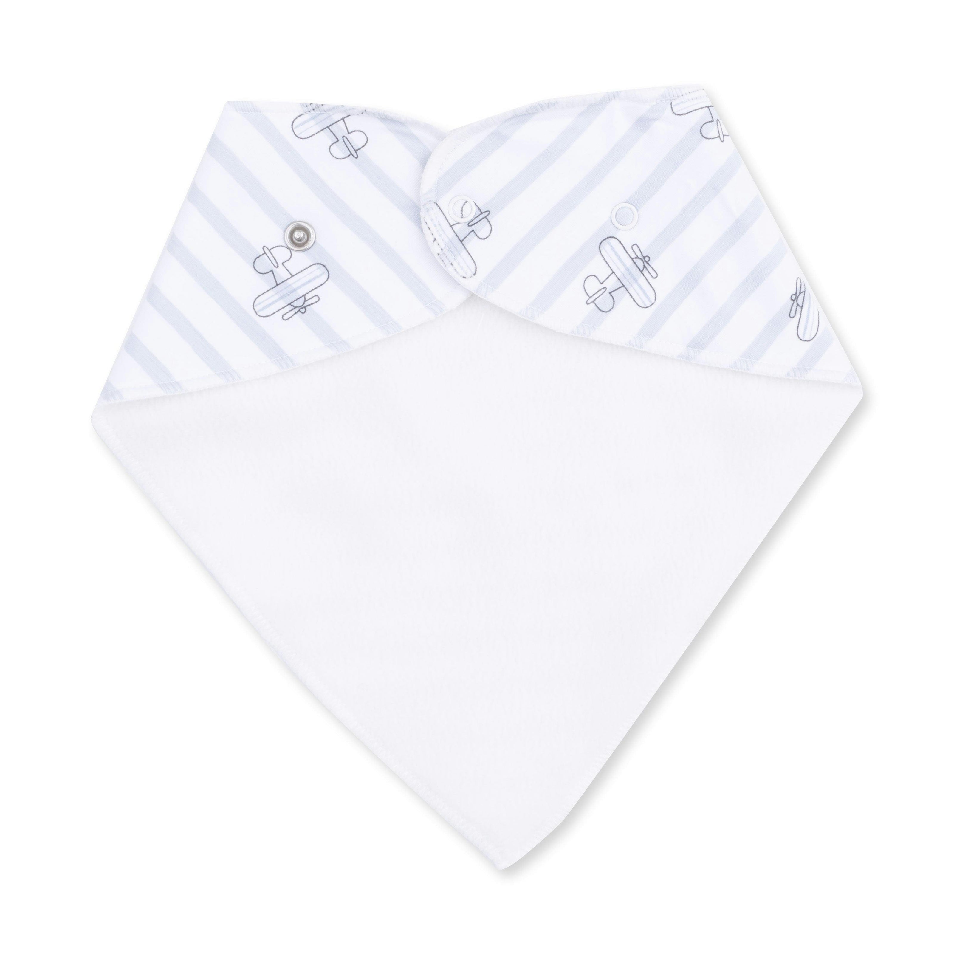 Airplane Stripe - Bandana Bib