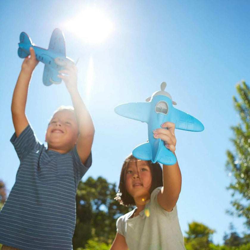 Green Toys: Airplane - Blue - Pretend Play Vehicle Toy