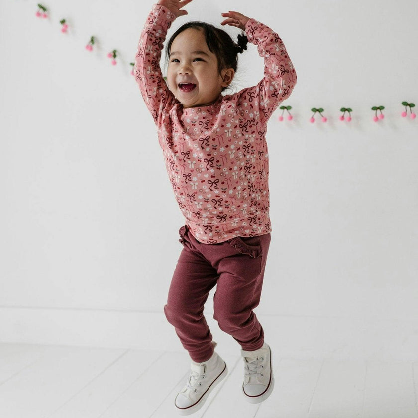 Girl's Joggers Rainbow Hearts