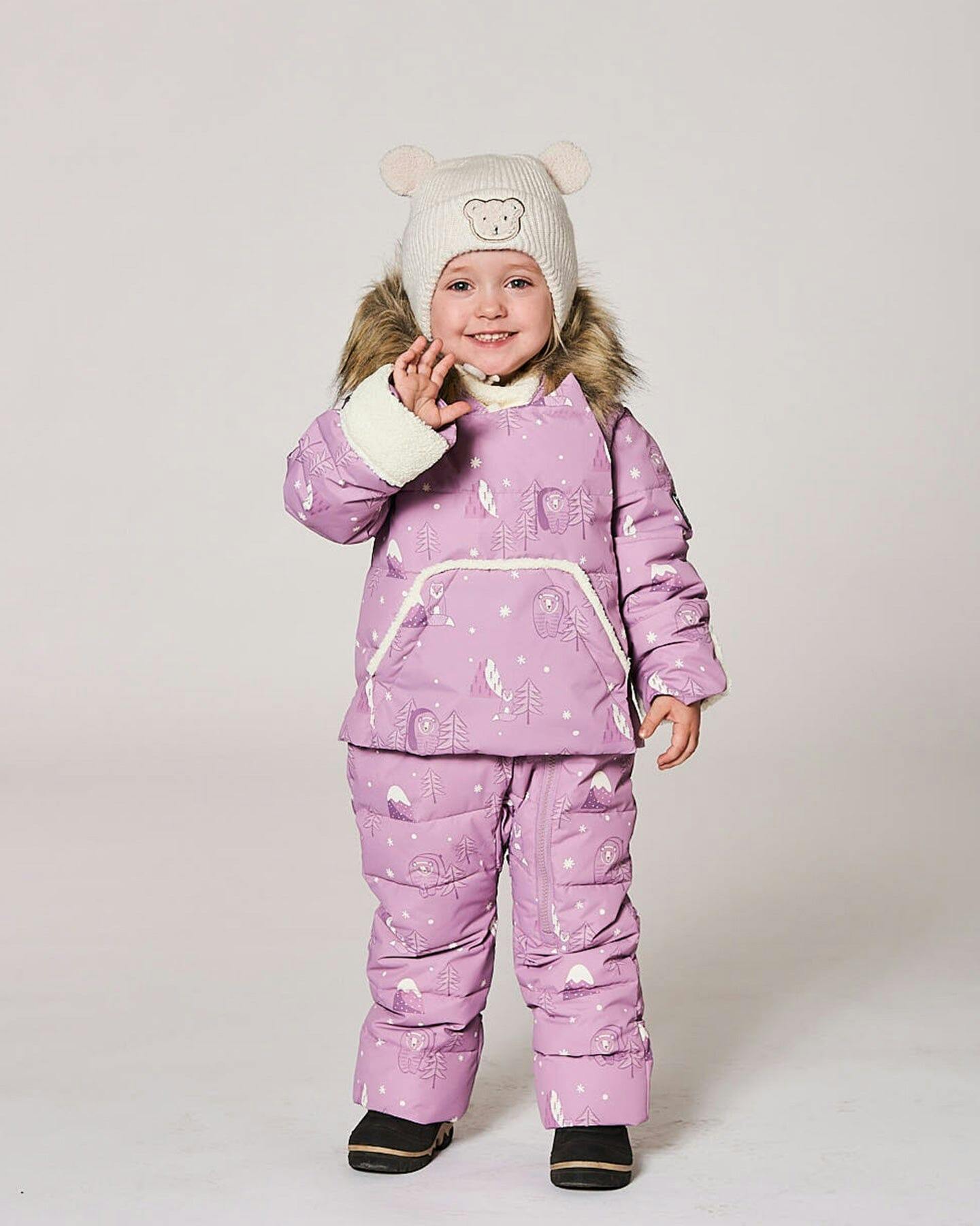 One-Piece Baby Snug Snowsuit Designed for Car Seat