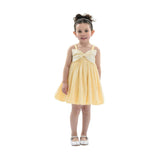 Gold Shining Satin Dress