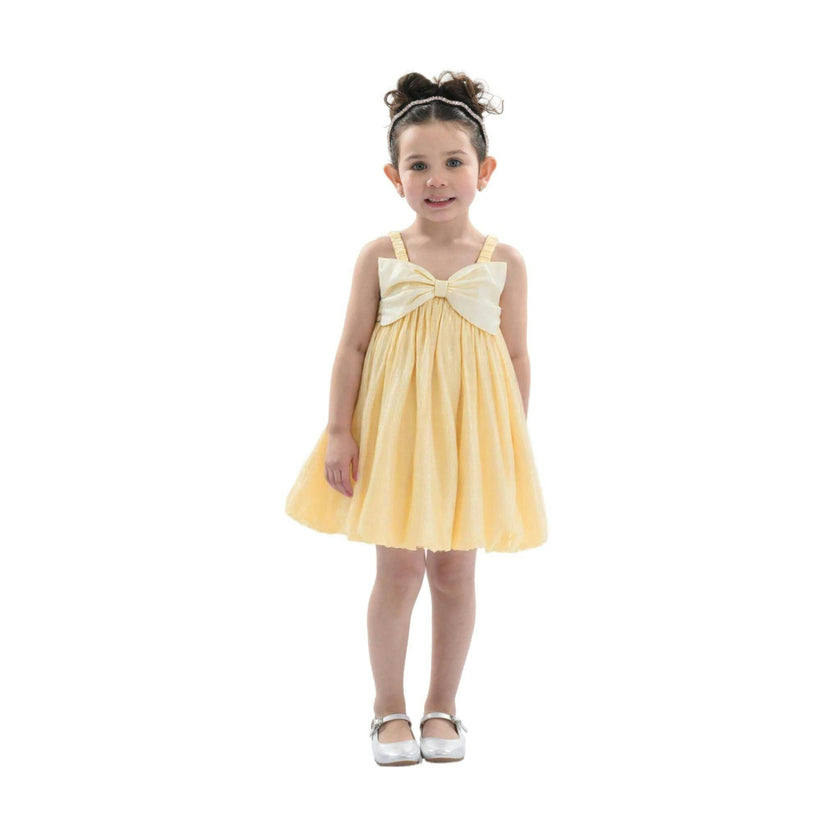 Gold Shining Satin Dress