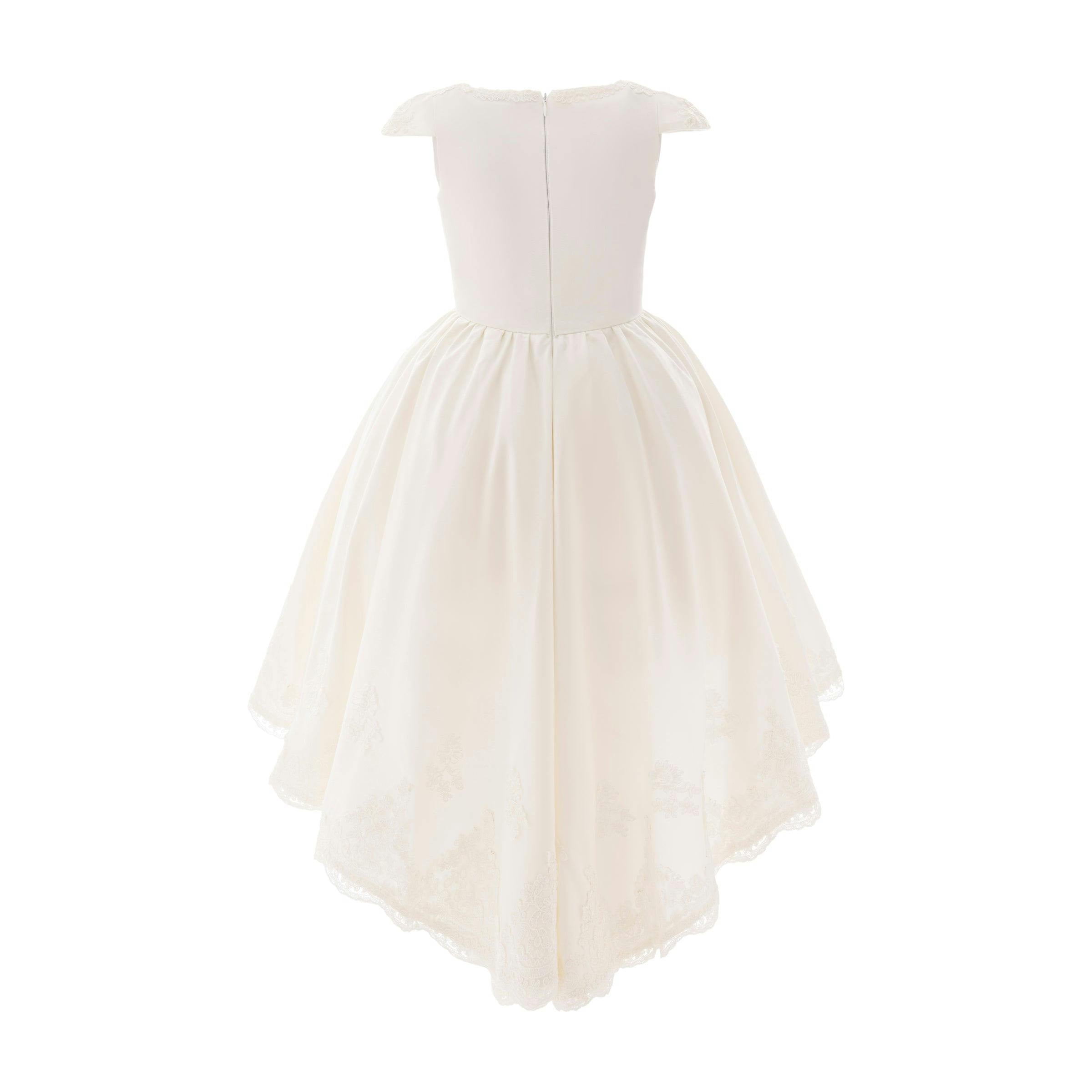 White Cresci Hilo Bow Dress