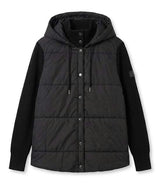 Maternity Quilted Sweater Combo Jacket