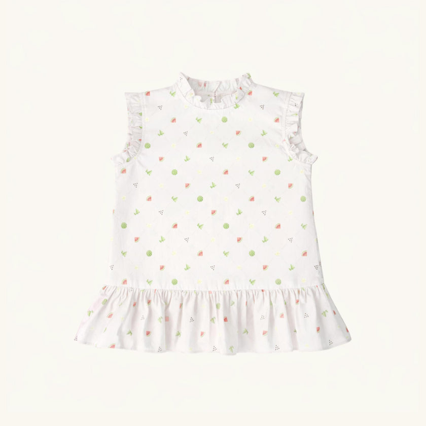 Drop Waist Dress in Melon Patch