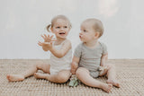 *Exclusive* Baby Girl Sleeveless 4pc Onesie Set