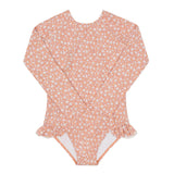 girls melone floral rashguard one piece
