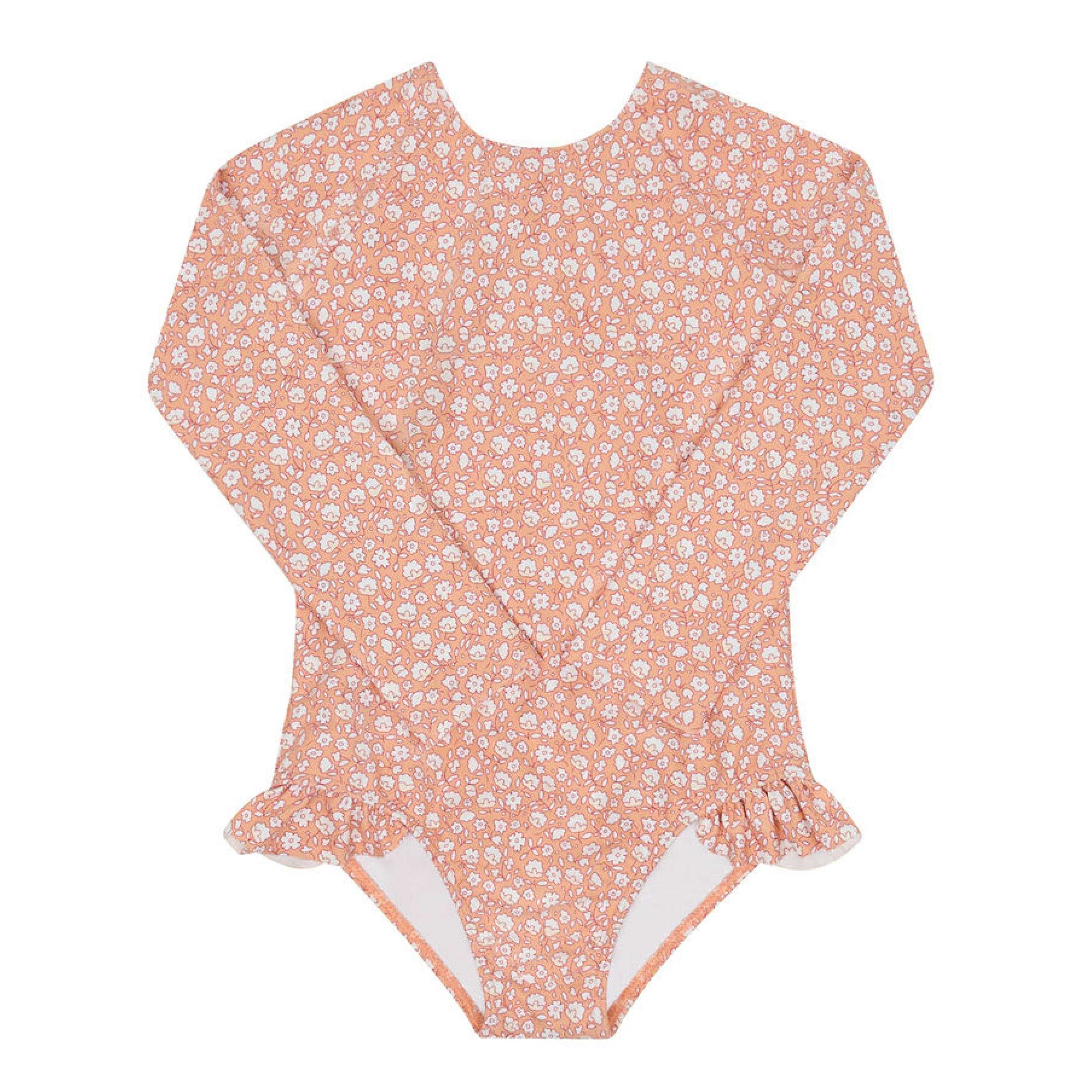 girls melone floral rashguard one piece