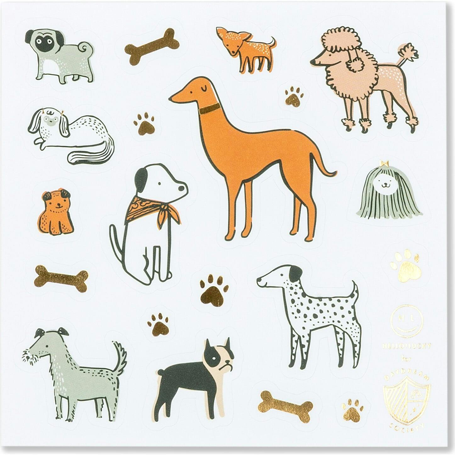 Puppy Dog Sticker Set