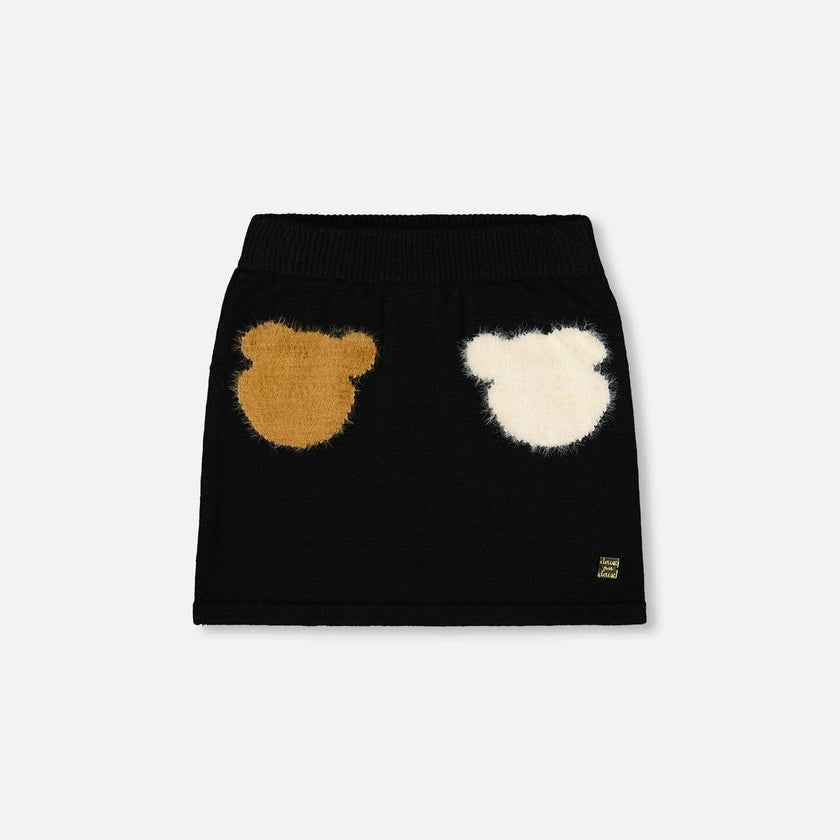 Knitted Skirt with Intarsia