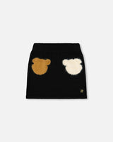 Knitted Skirt with Intarsia