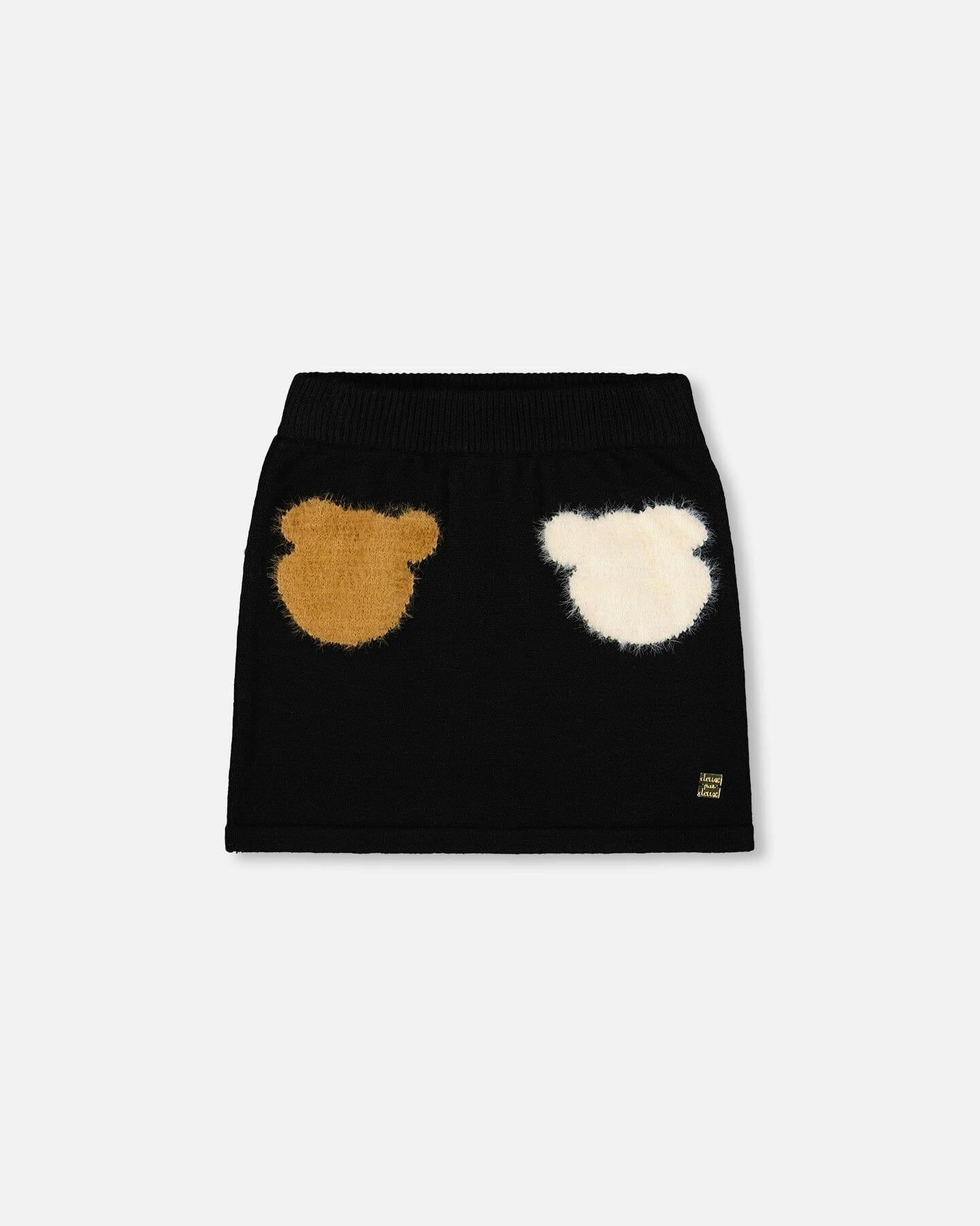 Knitted Skirt with Intarsia