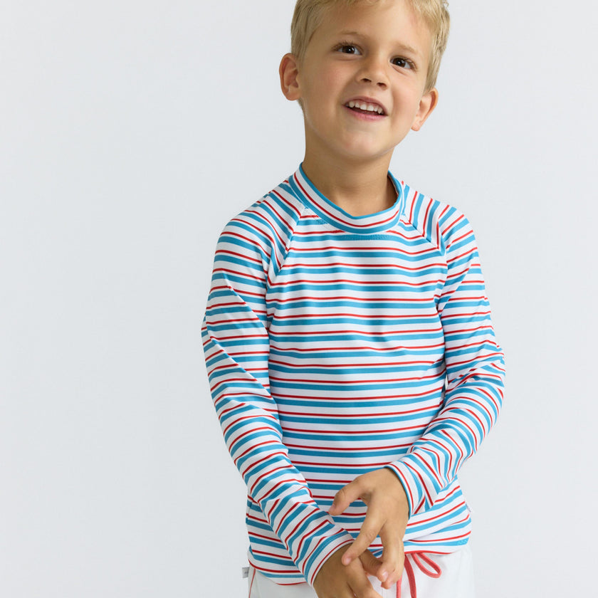 unisex jetty stripe rashguard