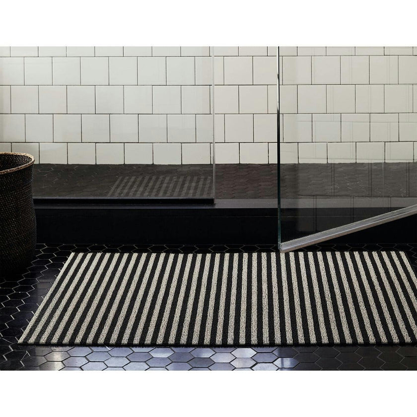 Breton Stripe Shag Floor Mat, Stripes