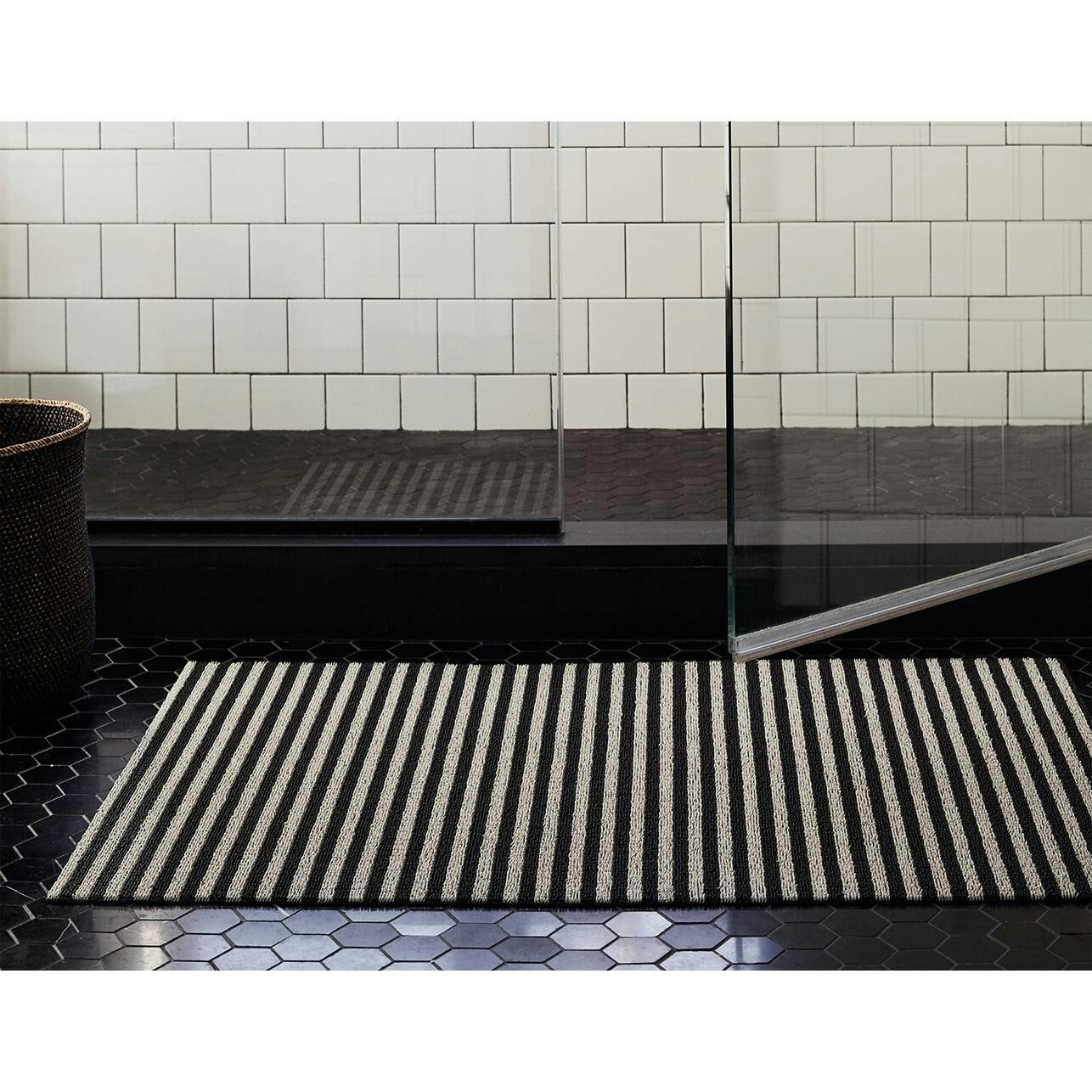 Breton Stripe Shag Floor Mat, Stripes