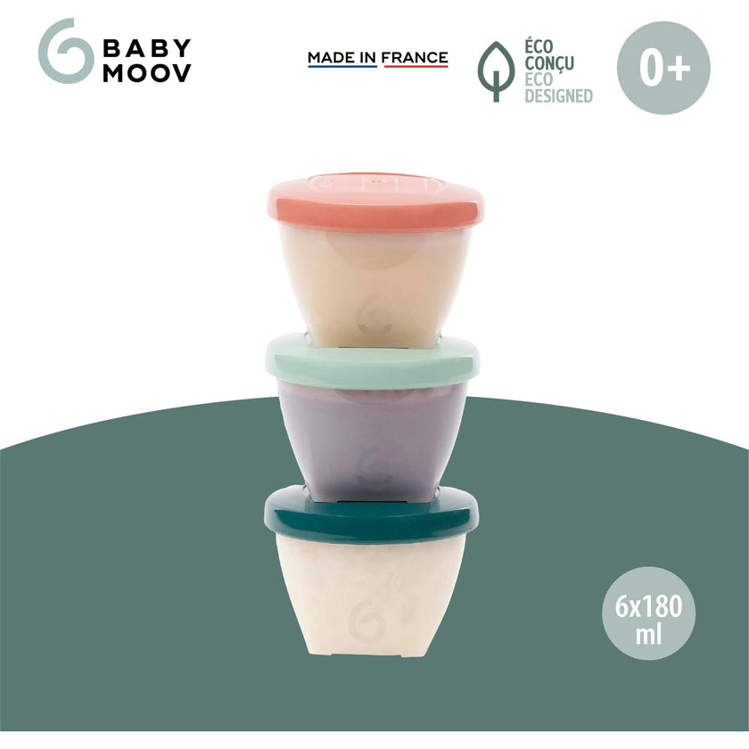 Biosourced Baby Food Storage Jars | Plant-Based, BPA-Free