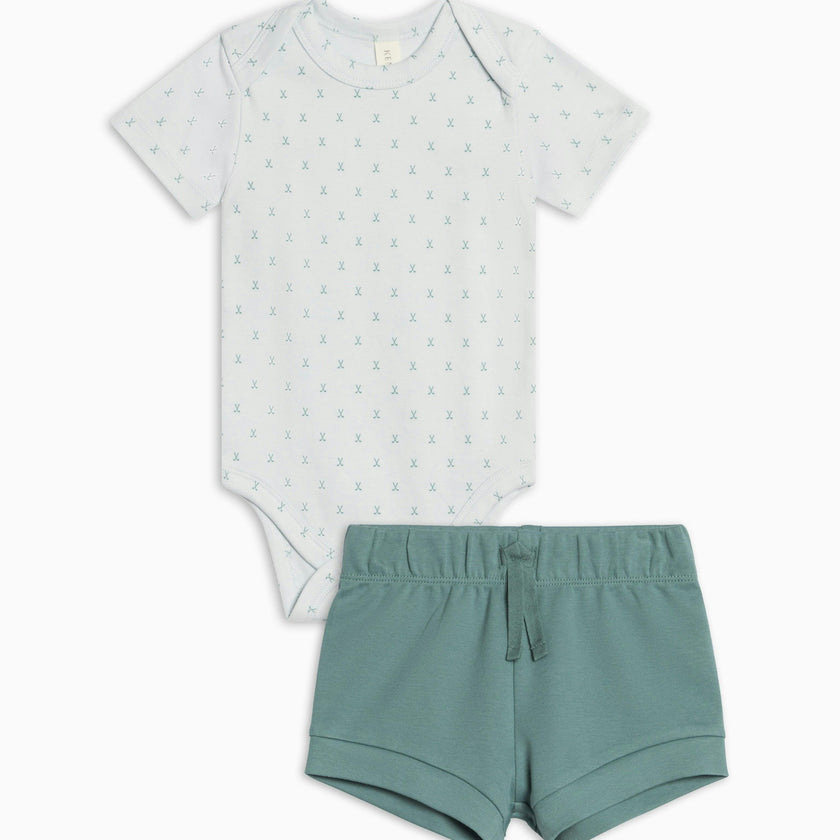 Organic Boy Bodysuit Set