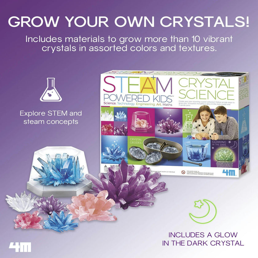 4M Deluxe Crystal Growing Combo STEM Science Kit