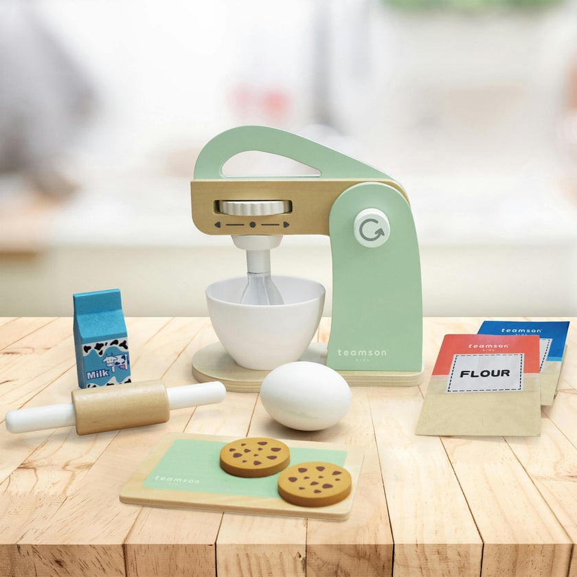 Little Chef Frankfurt Wooden Mixer Play Kitchen Accessories