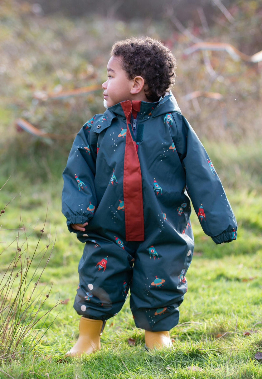 Into Space Adventure Recycled Waterproof Winter Suit, Green