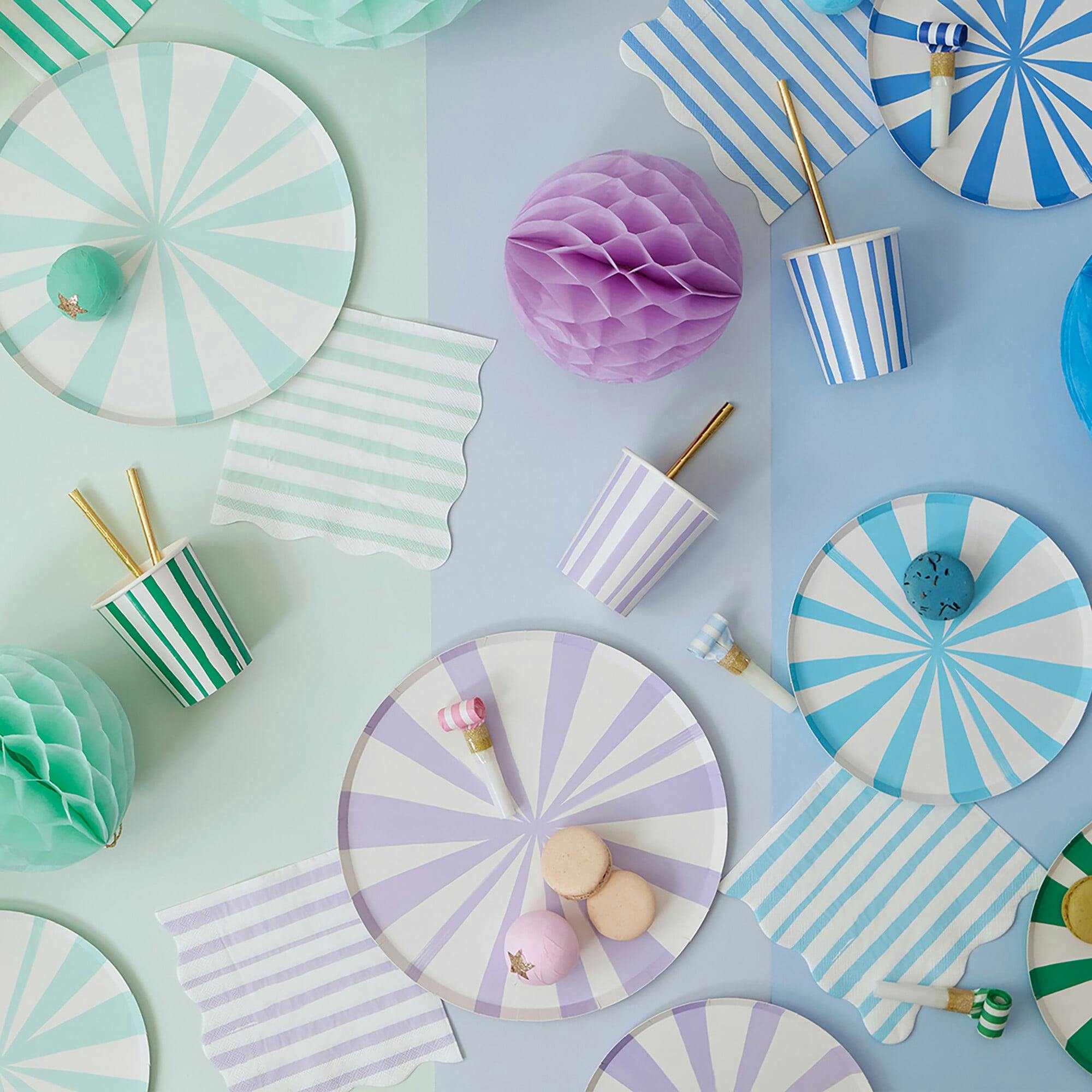 Mixed Stripe Small Napkins