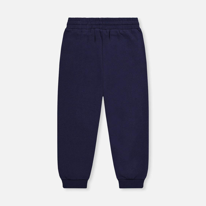 Fleece Sweatpants with Pockets Dark Blue