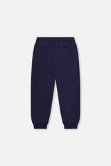 Fleece Sweatpants with Pockets Dark Blue