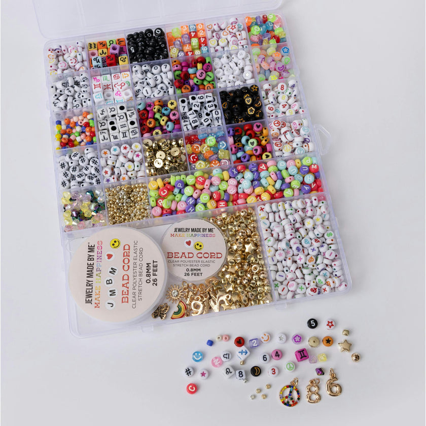 Extra Large Letters Numbers Symbols and Icons Multicolor Bead Kit