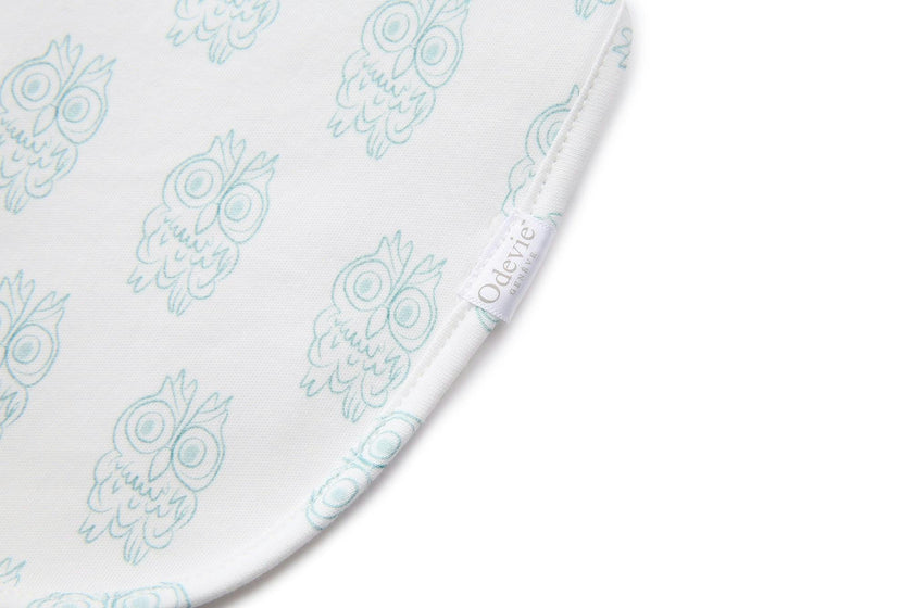 Magnetic Bib 2-Pack - Petite Chouette Green