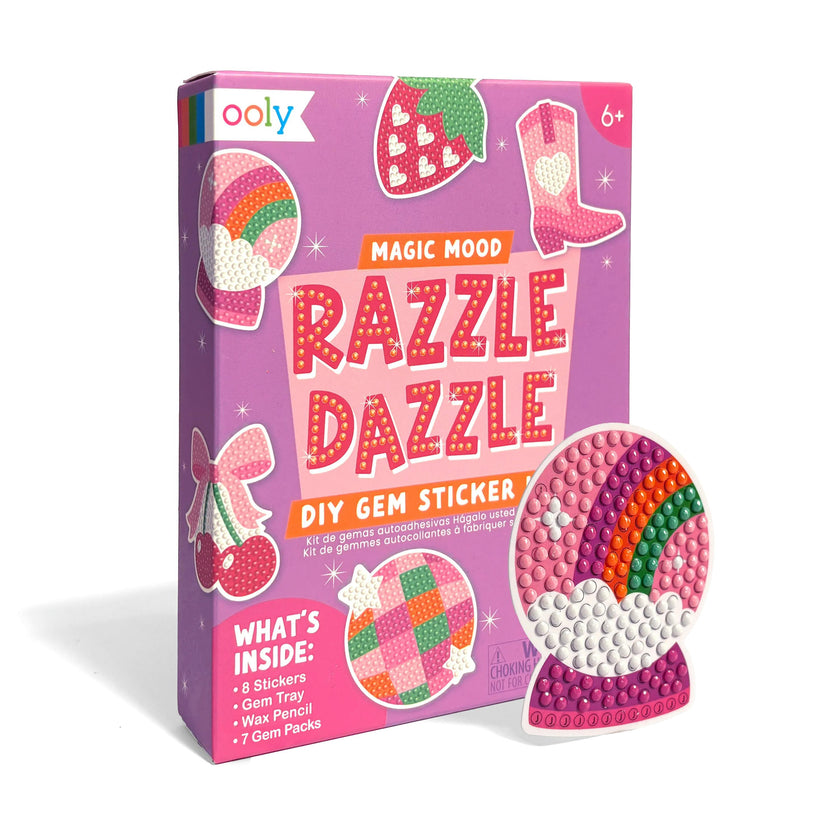 Razzle Dazzle Mini DIY Gem Sticker Kit - Magic Mood - 8 Stickers