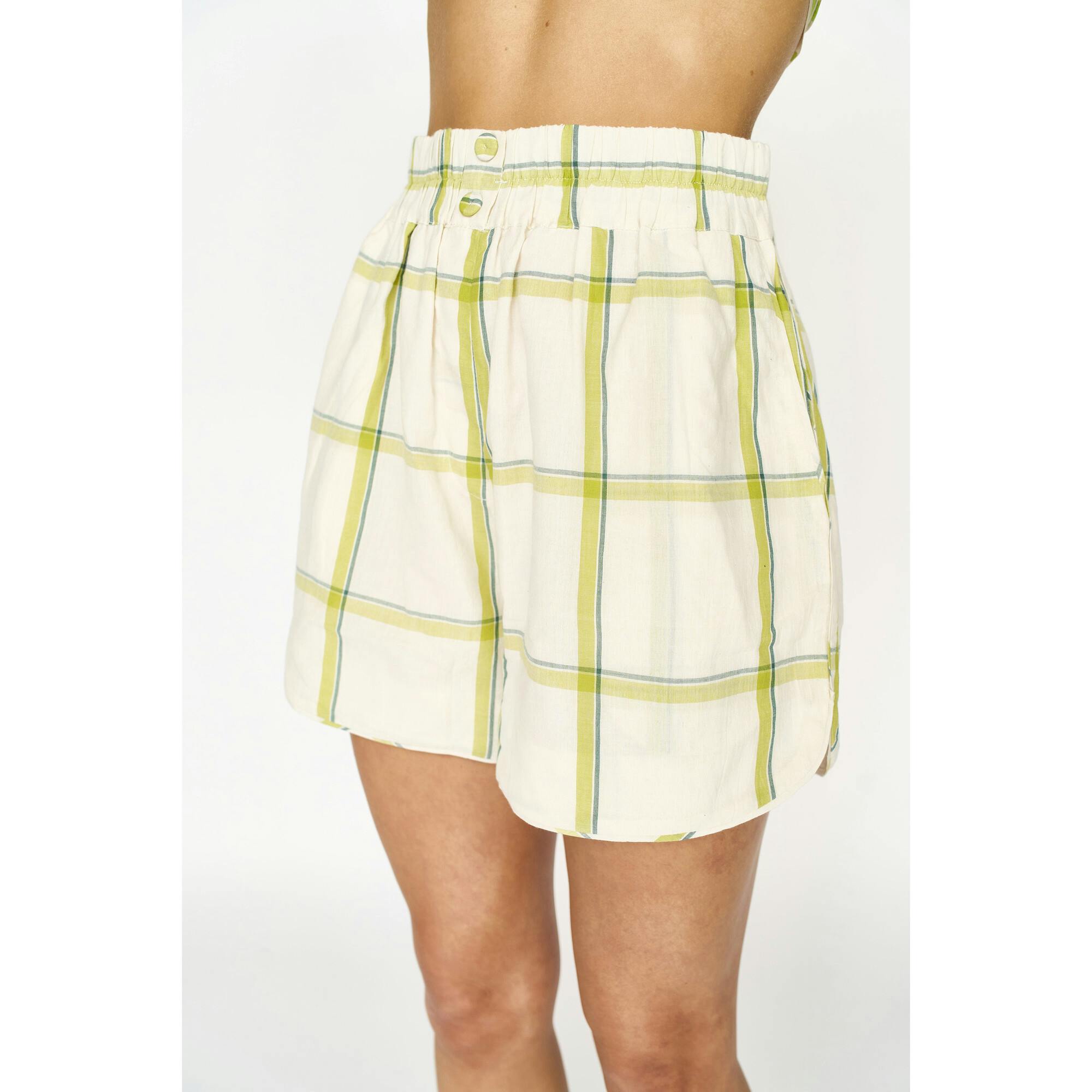 Track Short in Belize Plaid