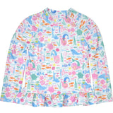 UPF 50+ Ruffle Rash Guard (Recycled)