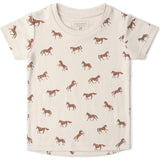 Organic Tee & Shorts Set - Horses