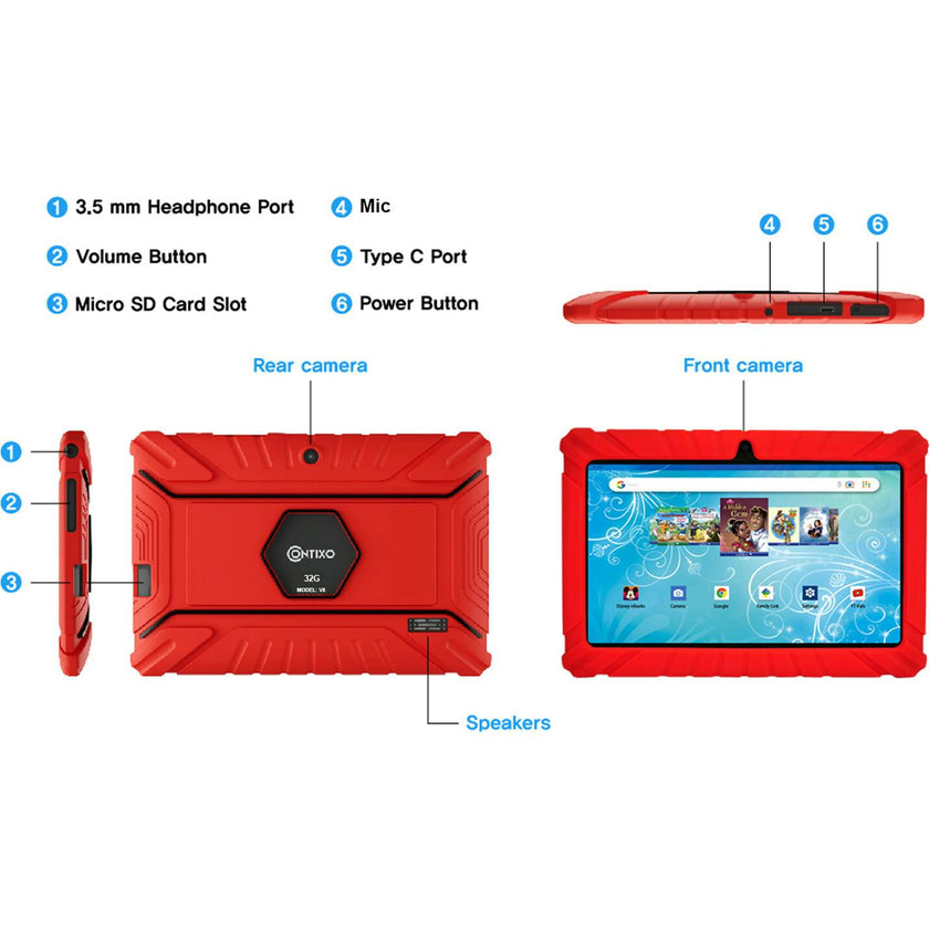 Contixo K2-V8 Kids Tablet (7in