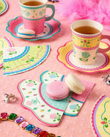 Tea Party Napkins - 24 pastel paper napkins