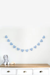 Heart Garland (Serenity Blue)