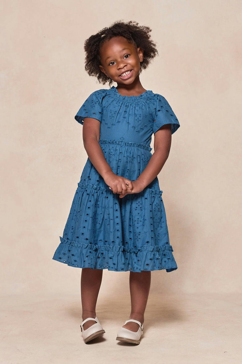 Mini Etta Dress in Cobalt