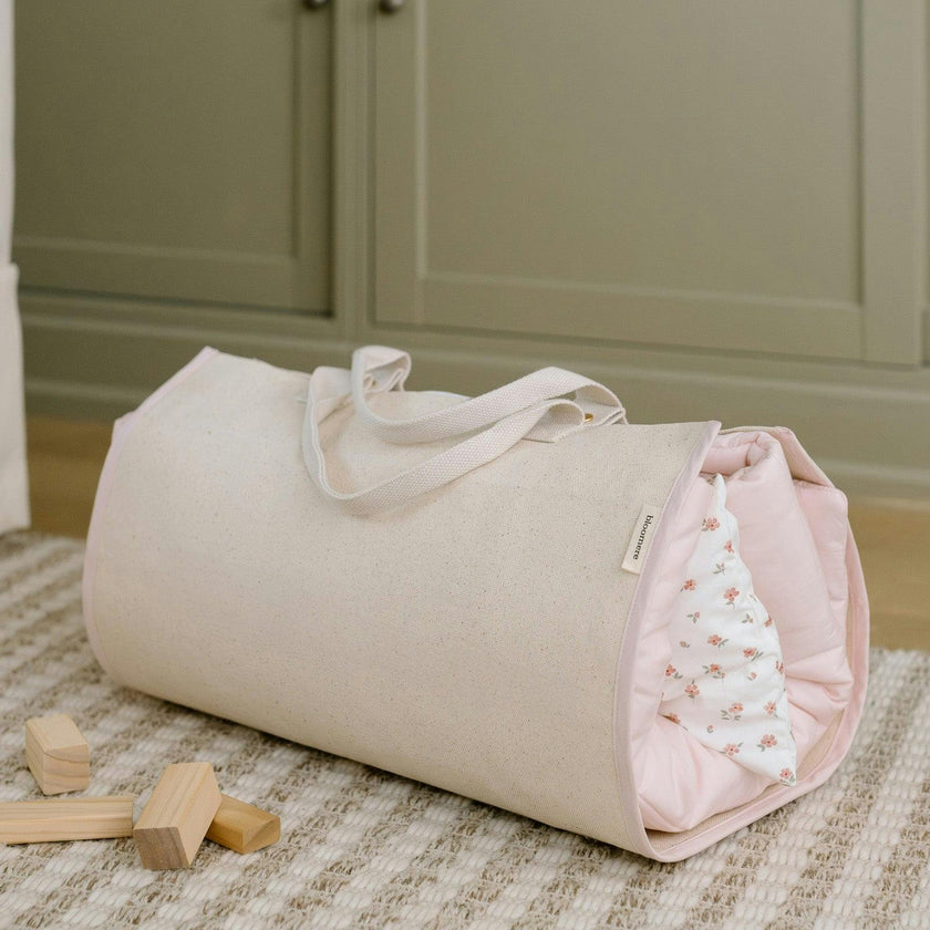 Organic Portable Bedding Set- Petal