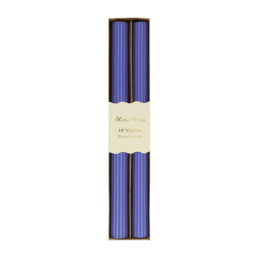 Blue Table Candles