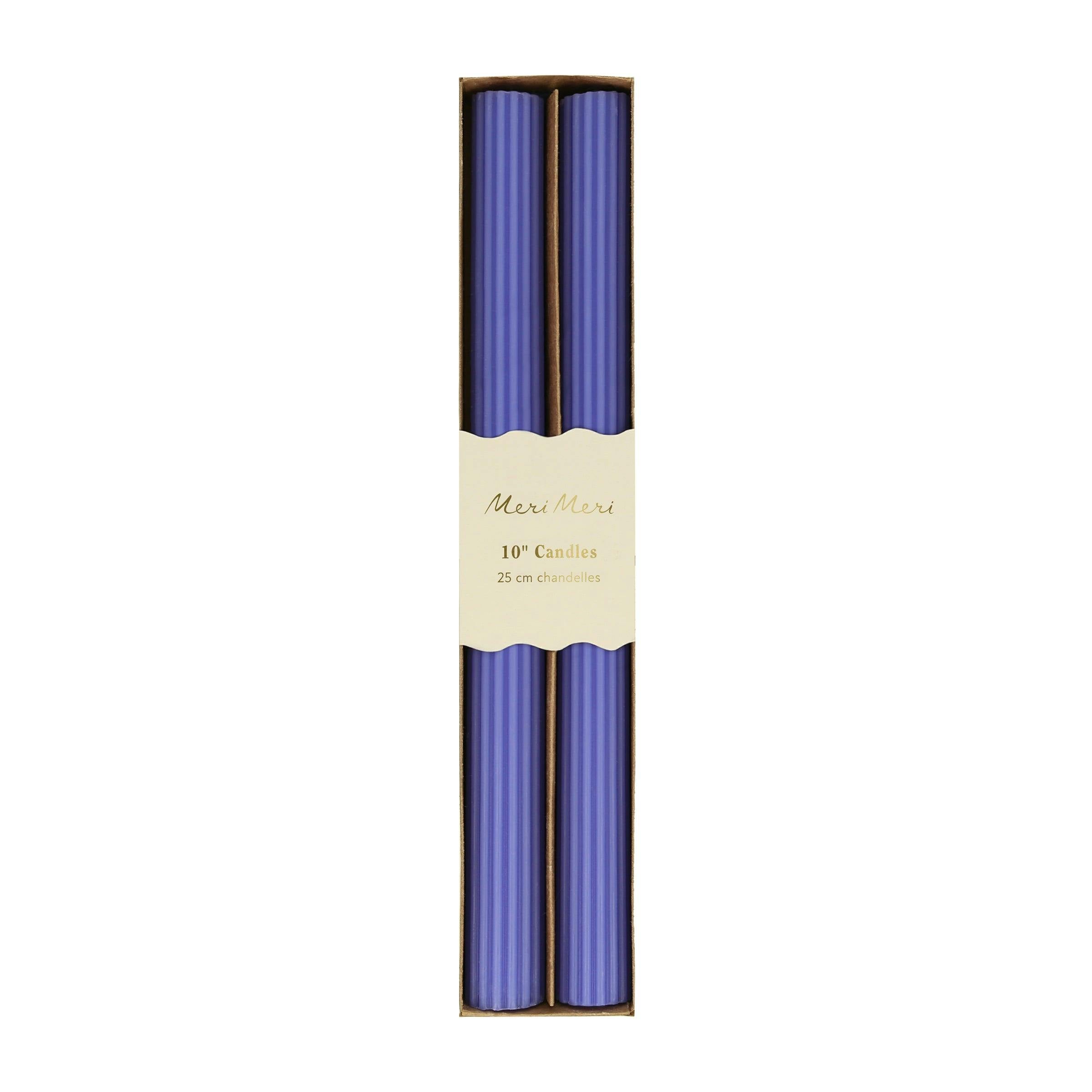 Blue Table Candles