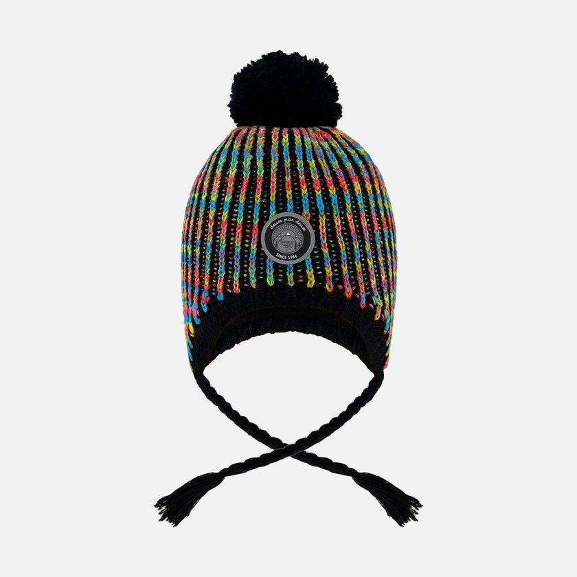 Lined Peruvian Knit Pompom Hat